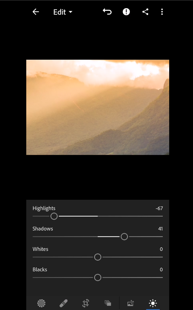 Easy steps to Edit photos in Lightroom Mobile on your Android or iPhone