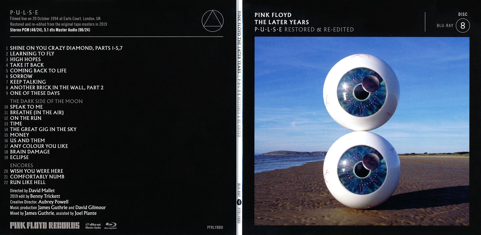 T. Pink floyd pulse live. E restored & re-edited (limited edition)(2blu-ray). U. пинк флойд pulse концерт 1994.