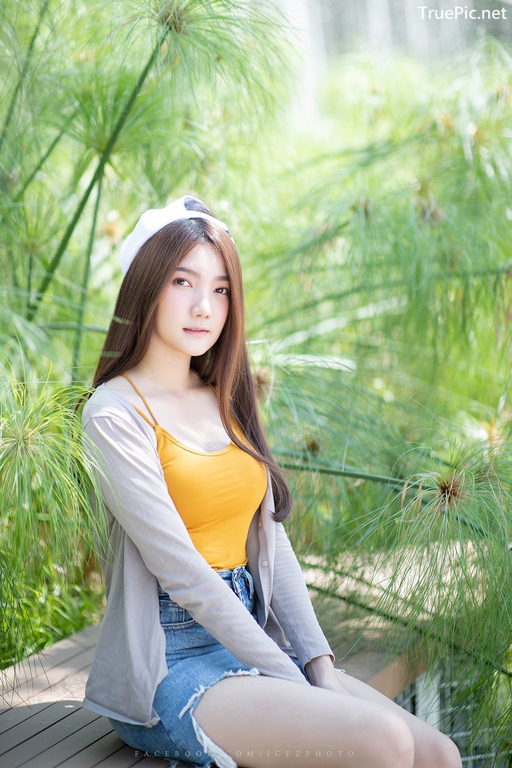 Image-Thailand-Cute-Model-Creammy-Chanama-Beautiful-Angel-In-Flower-Garden-TruePic.net- Picture-48