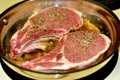 Suzy Sirloin Berkshire Pork Chops - Photo by Michelle Judd of Taste As You Go