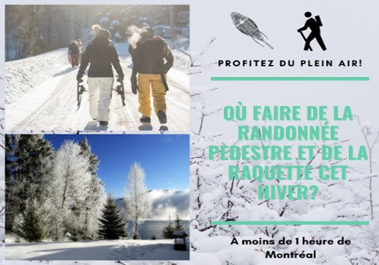 20 sites pour randonner en hiver à moins d'une heure de Montréal