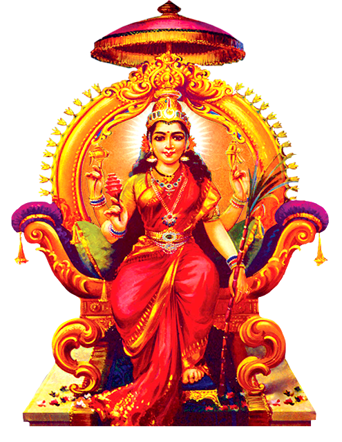 Indian Goddess Rajarajeswari Deavi High Quality Png Images Free ...
