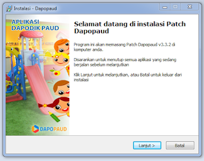  setelah di postingan sebelumnya kita telah membahas  Cara Install Patch Dapodik PAUD v.3.3.2  Semester Ganjil 2018/2019 di Komputer/Laptop