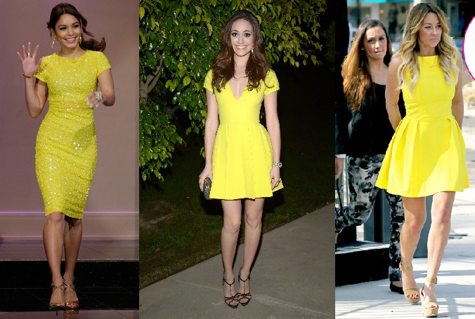 simply h² : Celebrities are Loving: Bright Yellow Dresses