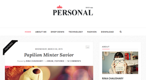 Personal Clean & Responsive Blogger Template Personal Clean & Responsive Blogger Template