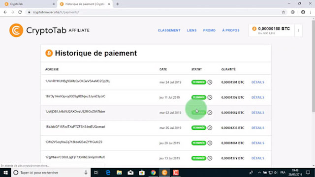 أسهل و أسرع طريقة ربح البيتكوين بسهولة عن طريقة التعدين بمتصفح CryptoTab أسهل و أسرع طريقة ربح البيتكوين بسهولة عن طريقة التعدين بمتصفح CryptoTab