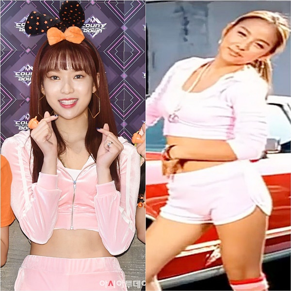 에이프릴 이효리 의상 오마주 | 인스티즈