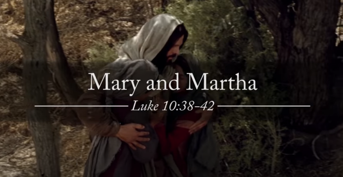 jesus visits martha and mary (luke 10 38 42)