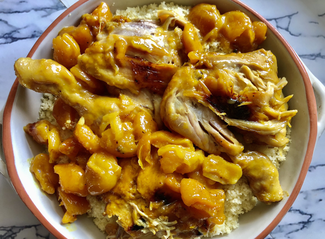 Chicken Apricot Tagine with Couscous Episode 447 Baking with Eda