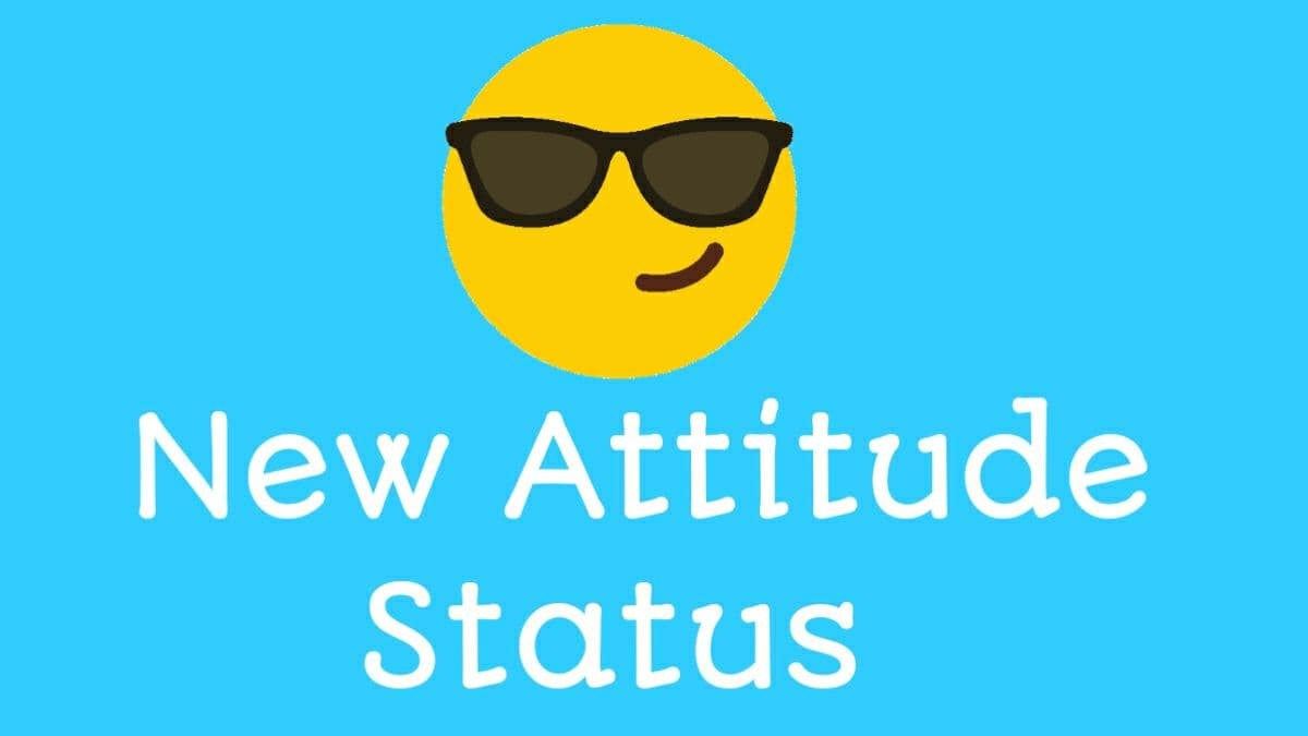 30+ New Attitude Status in English Savage Status to Post