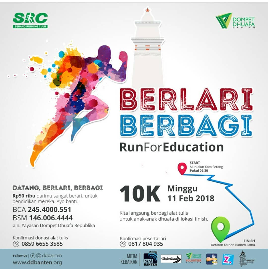 🔍 Berlari Berbagi - Run for Education • 2018 Berlari Berbagi - Run for Education • 2018