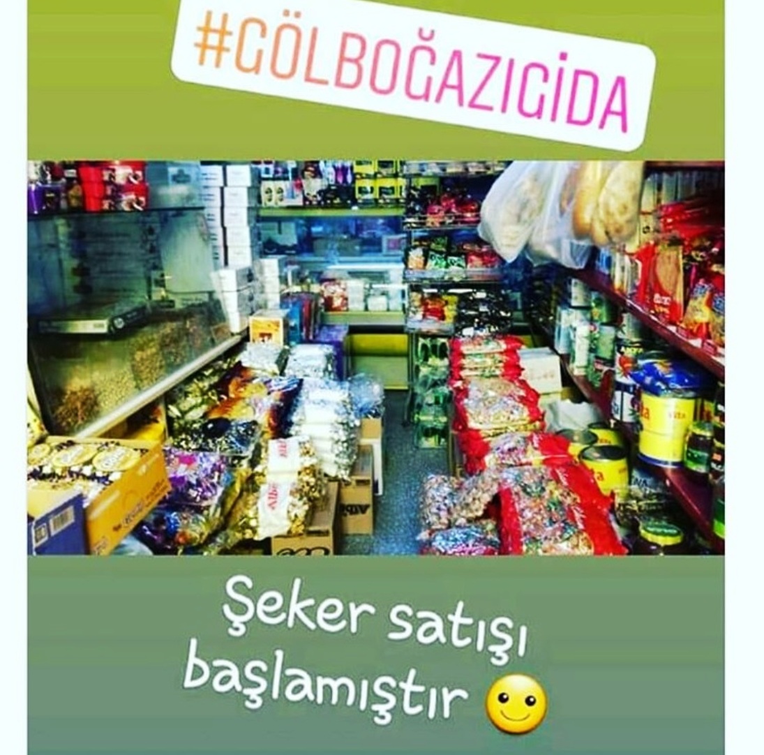 Gölboğazı Market şeker ve çikolata satışlarına başladı