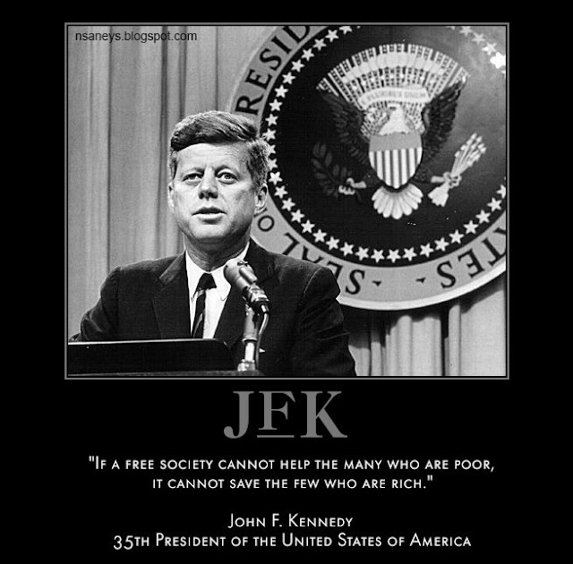 Political Memes: John F. Kennedy: Help The Poor Quote