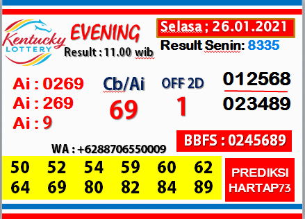 kentucky selasa hartap73