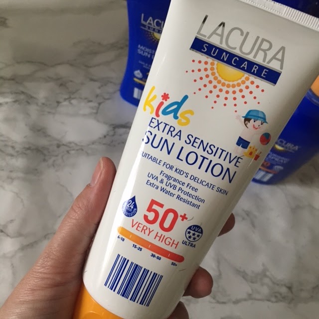 lacura extra sensitive sun lotion 50