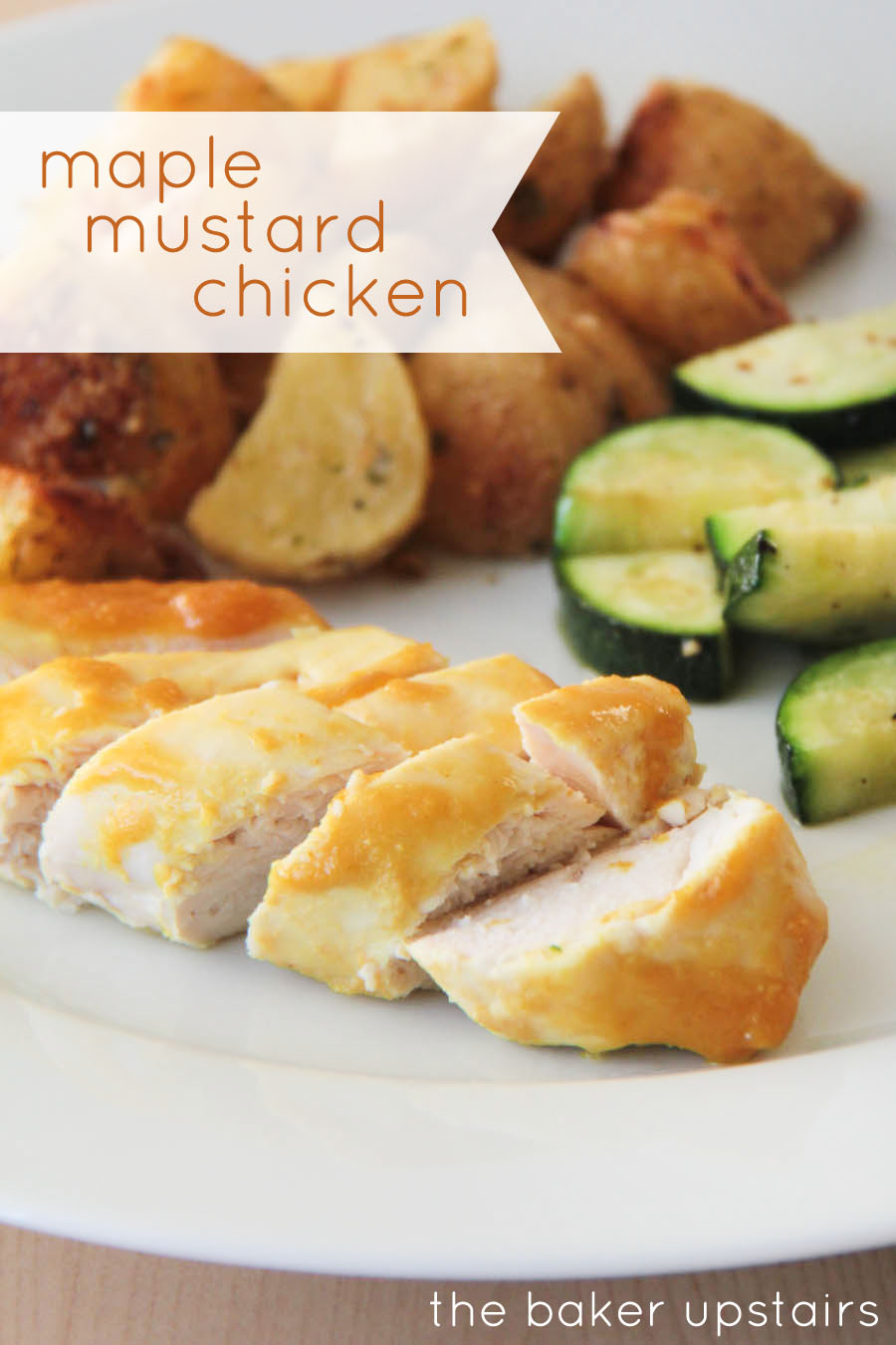 The Baker Upstairs maple mustard chicken