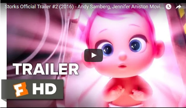 Storks Official Trailer  2016 - Andy Samberg | Jennifer Aniston Movie HD