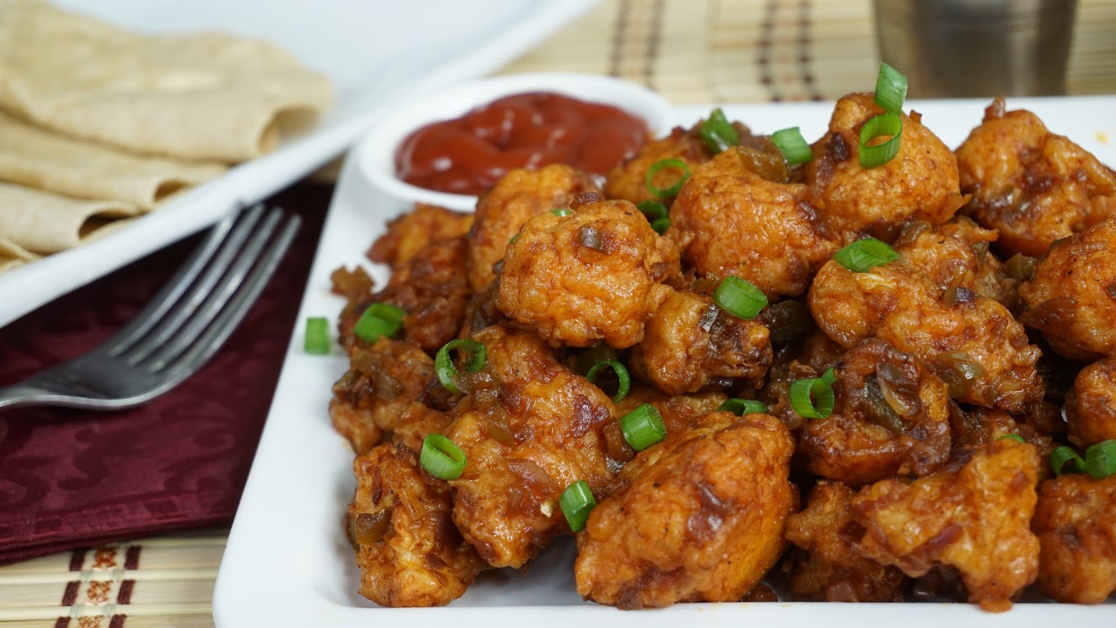 Cauliflower Manchurian Recipe / Gobi Manchurian Dry Steffi's Recipes