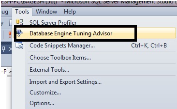 Microsoft Business Intelligence: Use of Database Engine Tuning advisor ...