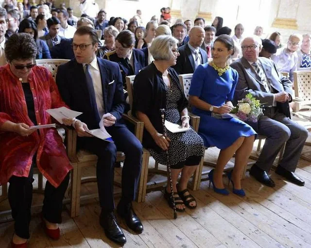 Crown Princess Victoria and Prince Daniel attended the citizenship ceremony in Solna