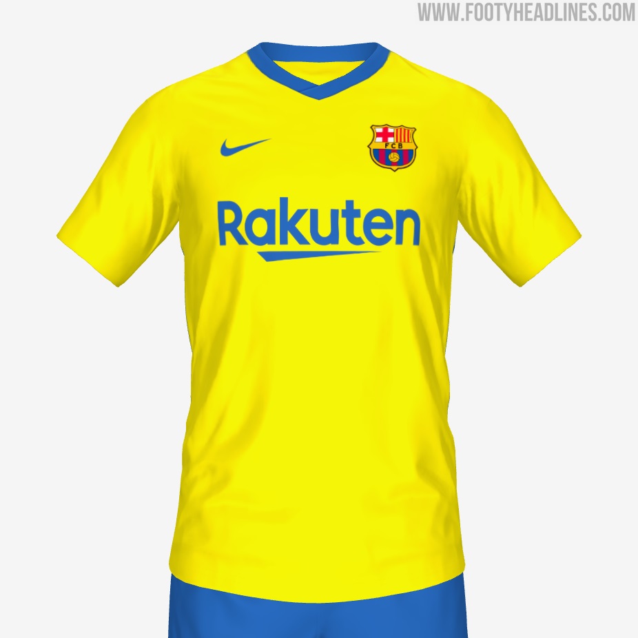 Nike FC Barcelona 21-22 Home, Away & Third Kits Based on Teamwear - Footy Headlines