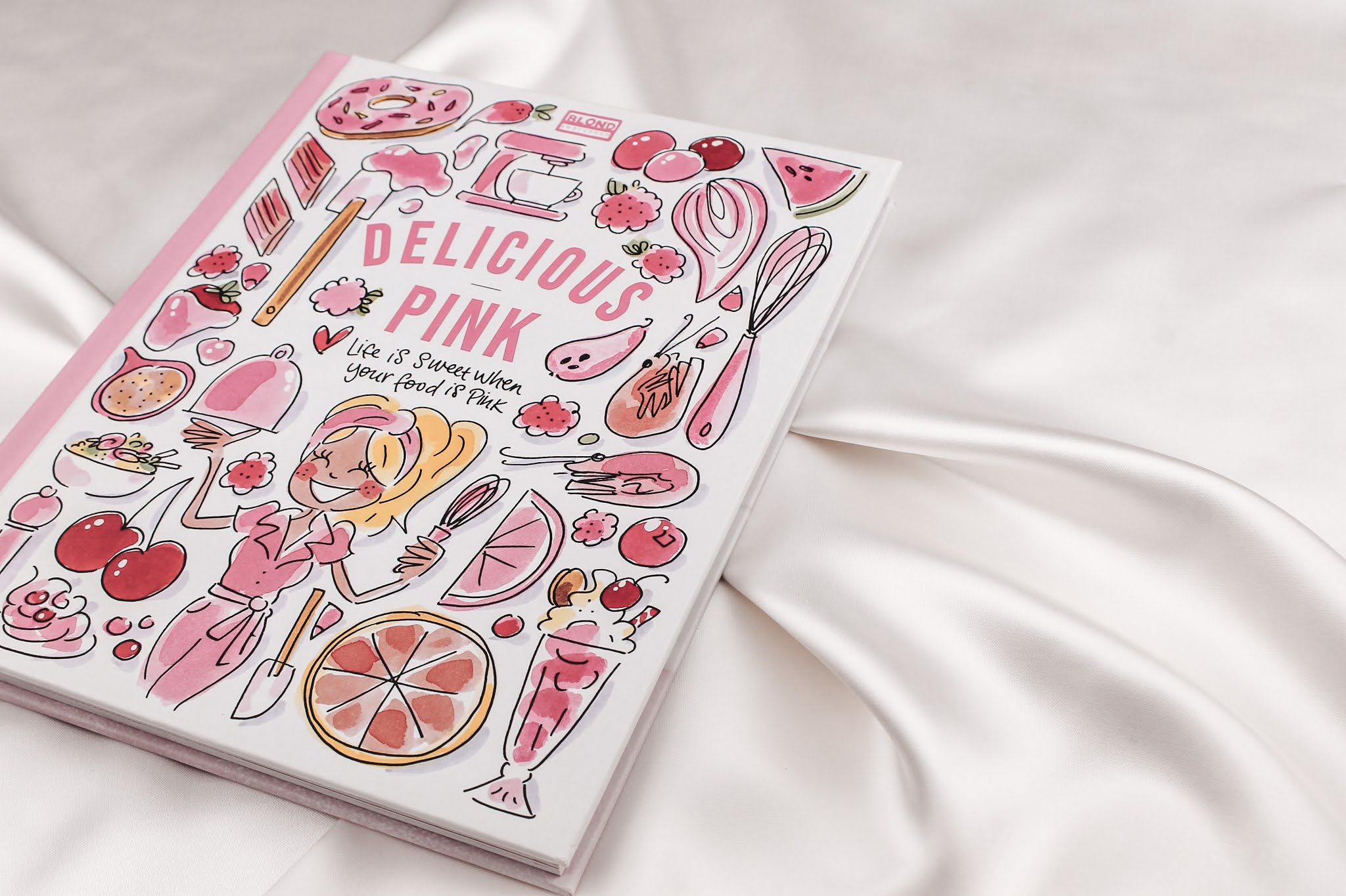 Overredend Luchtvaartmaatschappijen Excursie Blond Amsterdam - Delicious Pink Kookboek - Elegantic