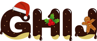 Abecedario Navideño Bañado en Chocolate. Christmas Alphabet with Chocolate.