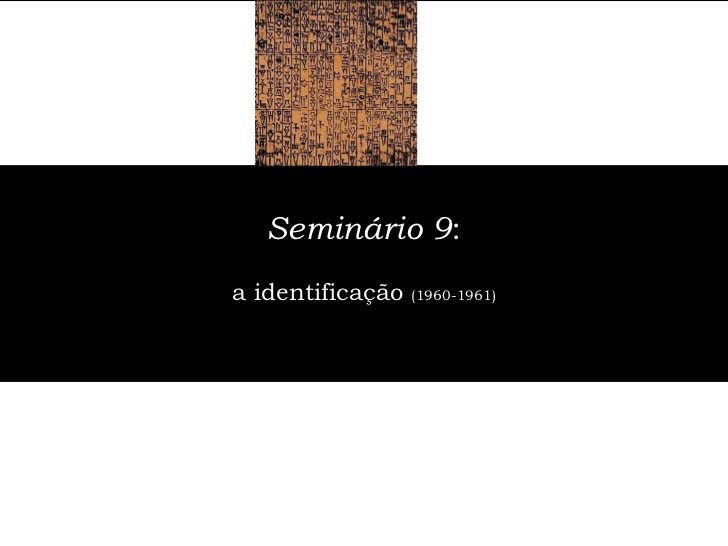 Seminario 9 Identificación