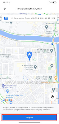 Menambahkan Alamat Rumah Atau Kantor di Aplikasi Google Maps