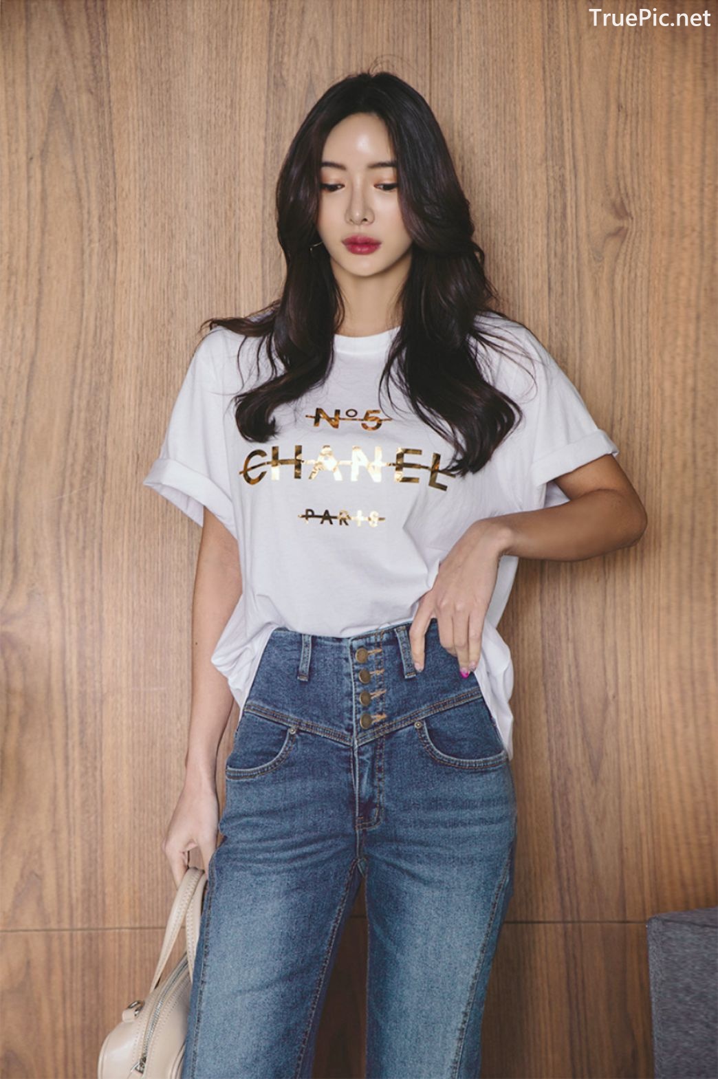 Image-Korean-Fashion-Model-Kim-Bo-Ram-Jeans-Set-Collection-TruePic.net- Picture-27