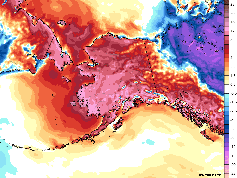 Alaska temperature record, incendi, visibilita' ridotta, la calamita