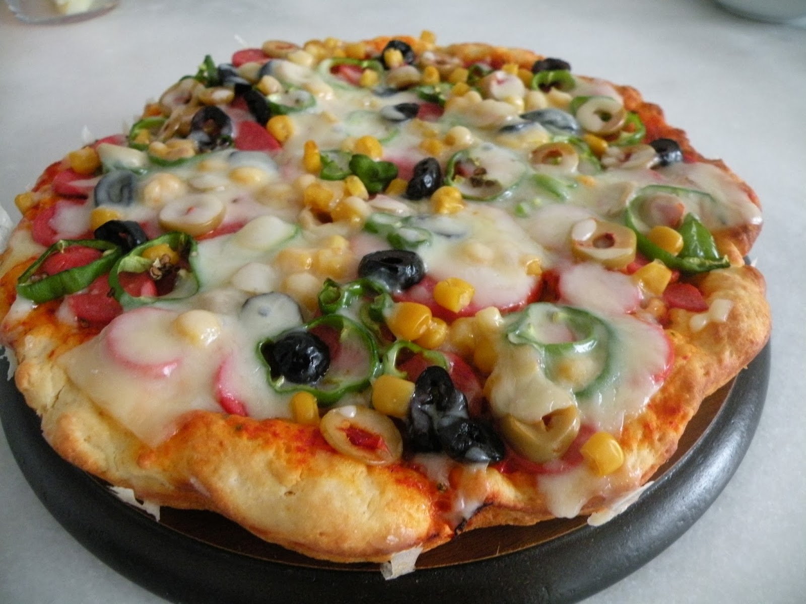 BARIŞ EGENİN ANNESİ KEK KALIBINDA KOLAY PİZZA