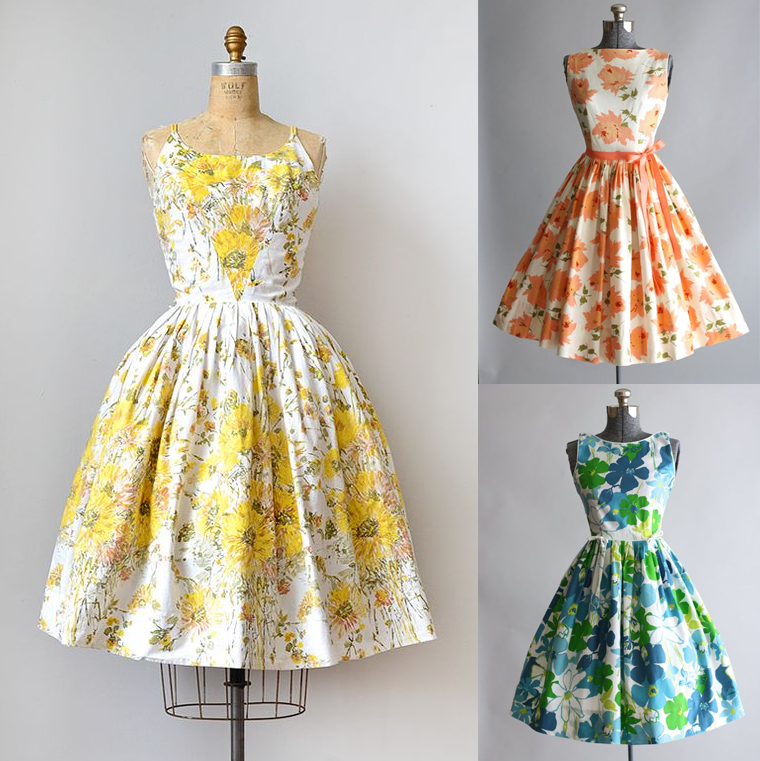 1950s summer dress