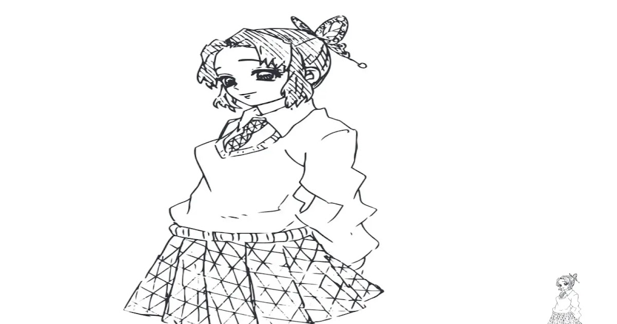 42 Demon Slayer Coloring Pages Shinobu - Free Coloring Pages for All Ages