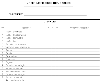  Check list guindaste hidráulico