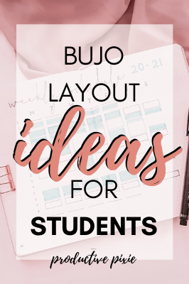 Bullet Journal Layout Ideas for Students