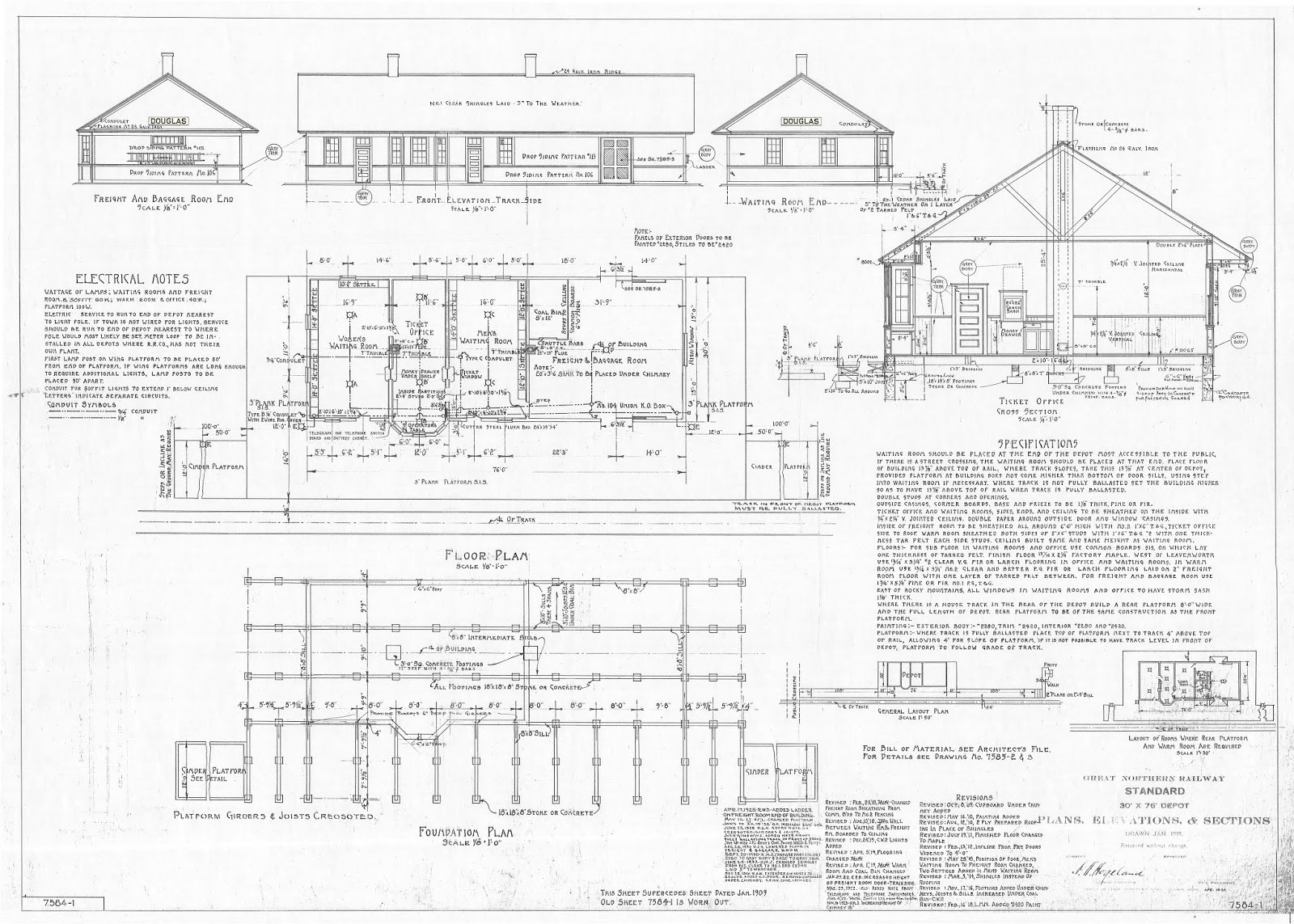 Great Northern Rwy's Mansfield Branch Line (19091985) and the