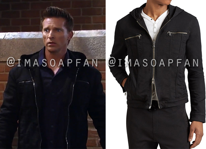 Jason Morgan S Hooded Black Jacket General Hospital Season 55