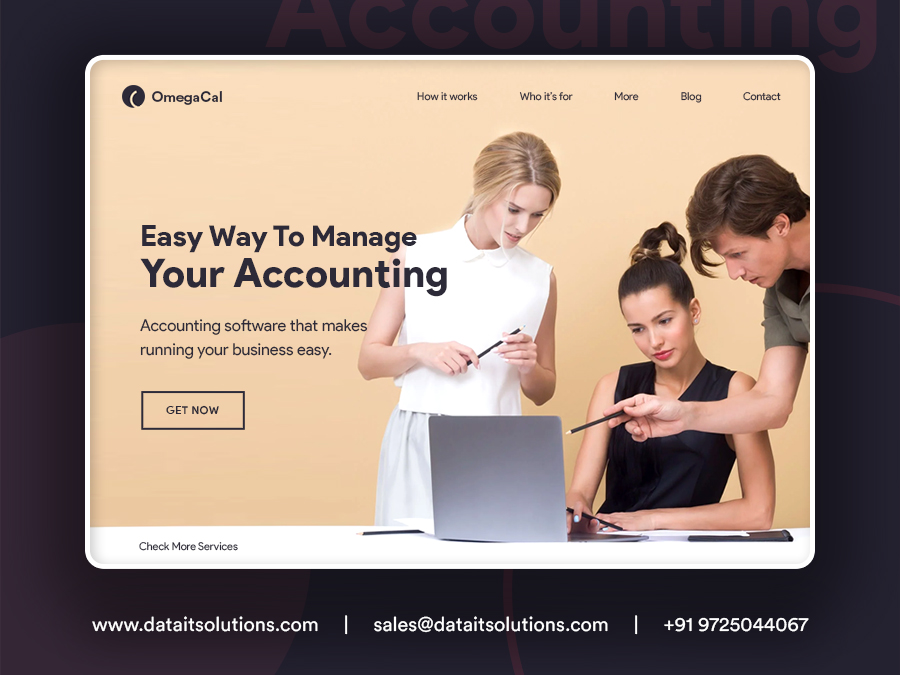 Accounting site Design DataIT Solutions