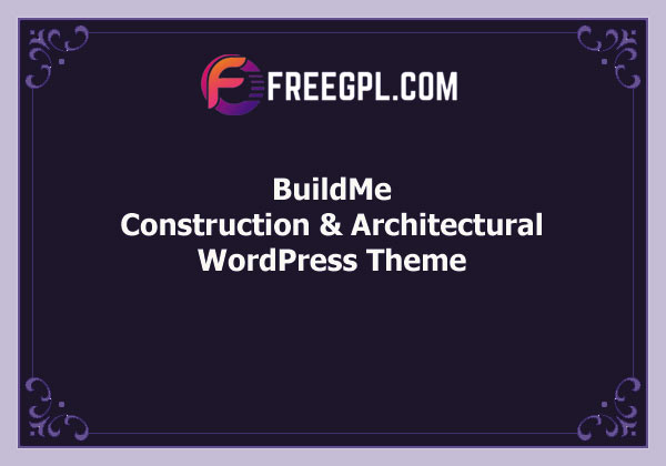 BuildMe – Construction & Architectural WP Theme Free Download