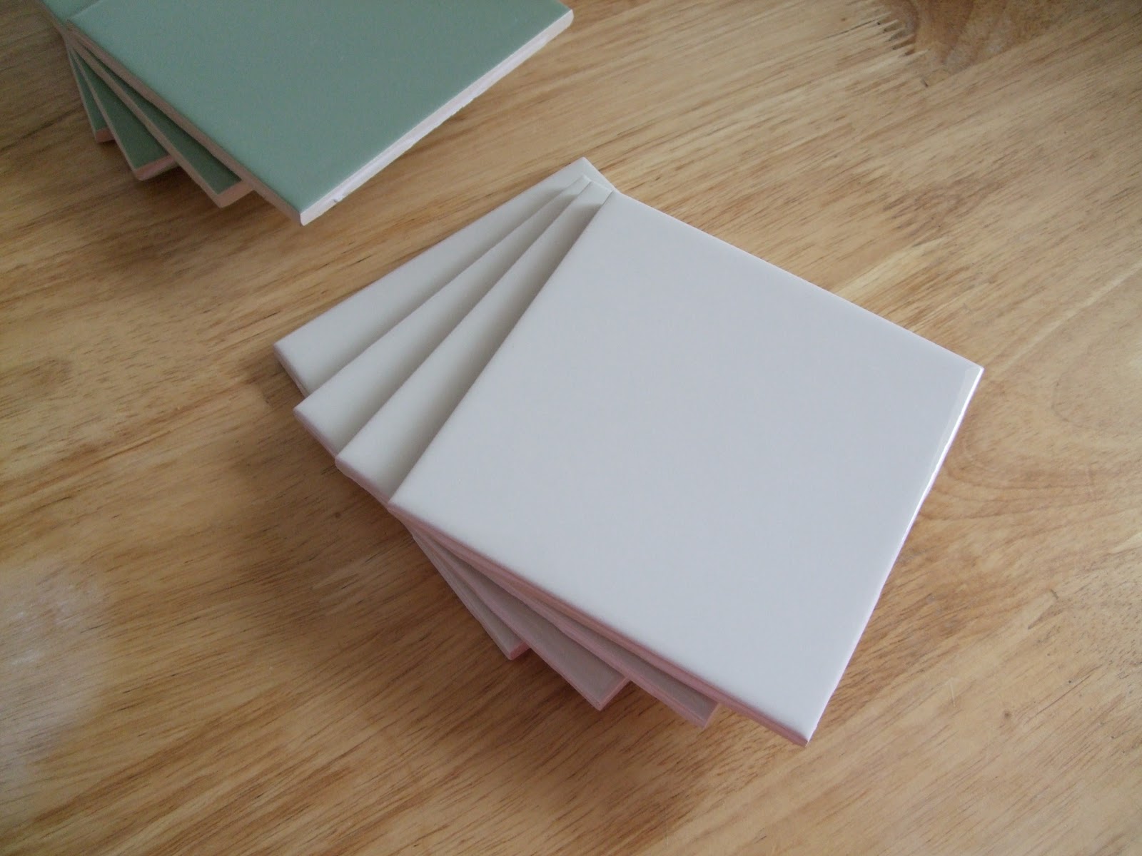 why buy when you can DIY? ceramic tile coasters