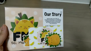 Fei Mao LiuLian Stickers Durian cat stickers mao shan wang