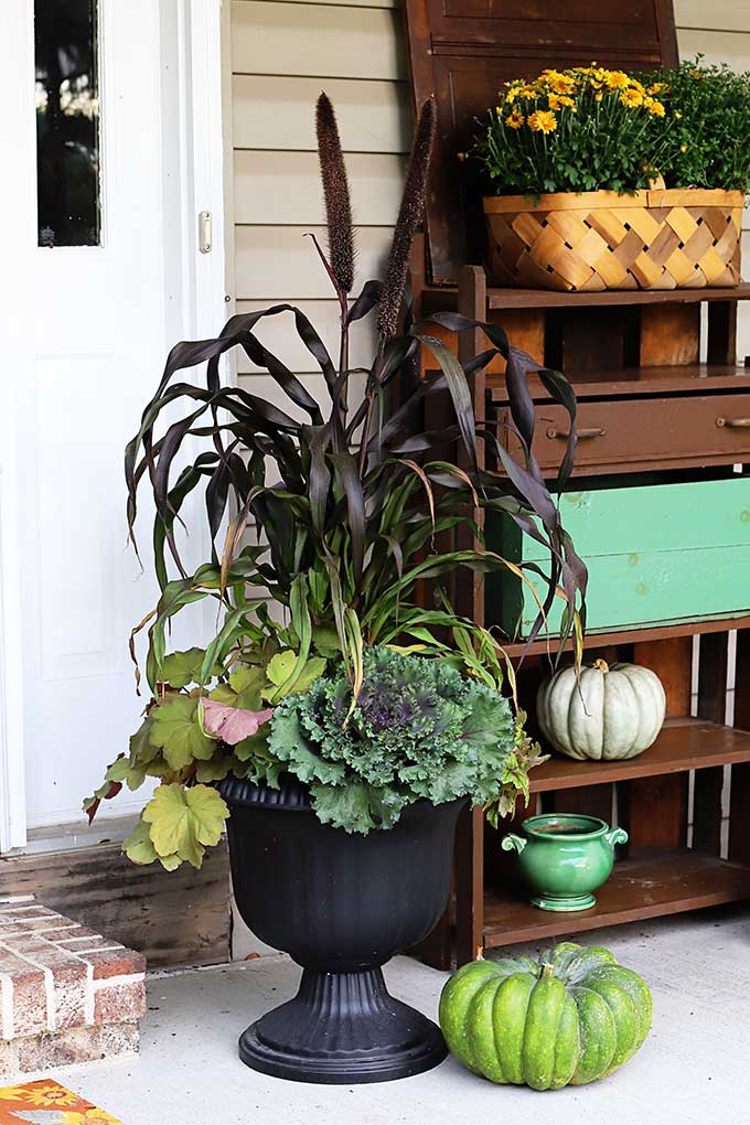 ideas for gorgeous fall planters