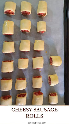 Sausage rolls are very similar in terms of taste and looks to pigs in blankets, the difference between pigs in blankets and sausage rolls is the filling. I'll soon post a recipe on pigs in blankets then you'll discuss the difference and similarities between these recipes