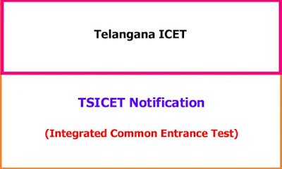 TS ICET Notification