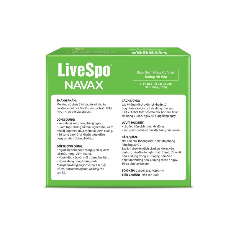 Livespo Navax Family - Dùng cho mọi lứa tuổi