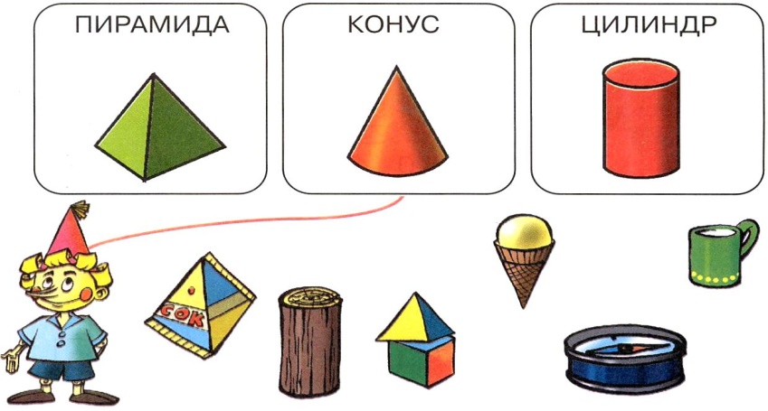 Петерсон ИГРАЛОЧКА 4-5 лет Призма и пирамида. Объемные фигуры для детей. Геометрические фигуры для дошкольников. Геометрические фигуры в предметах.