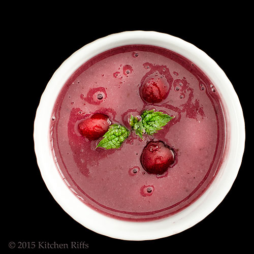 Kitchen Riffs: Hungarian-Style Cold Cherry Soup