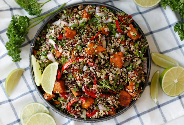 Quinoa Salad with Roast Pumpkin