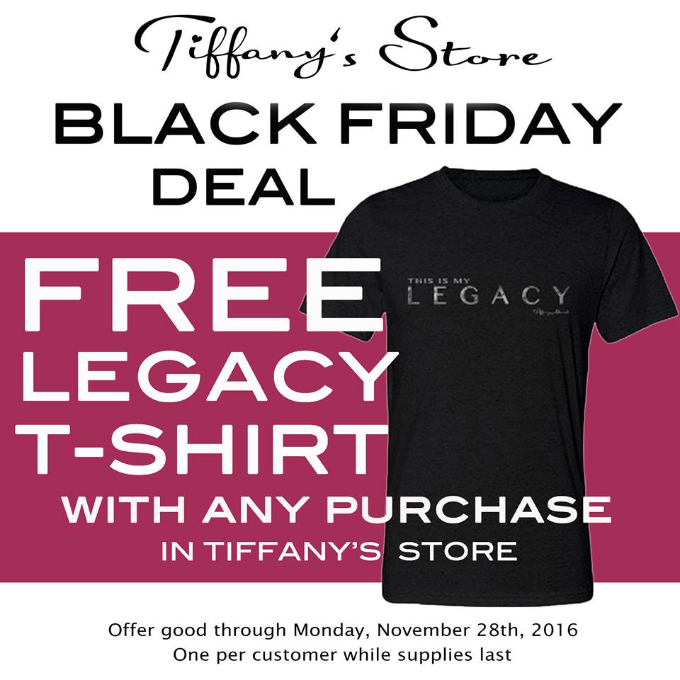 Tiffany Alvord Blog Black Friday weekend deal